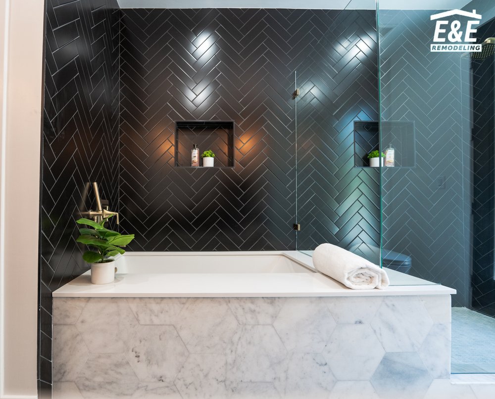 Bathroom remodel detail by E&E Home Remodeling